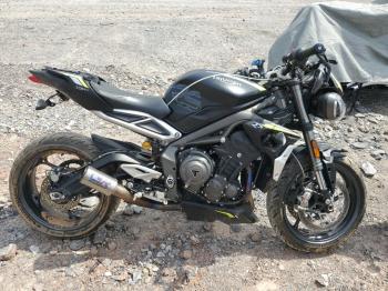  Salvage Triumph Motorcycle Street