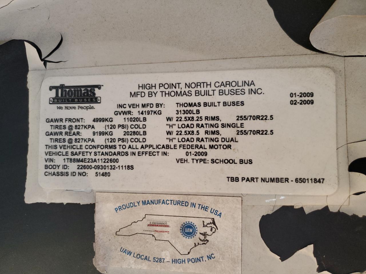 Thomas School Bus Image 4