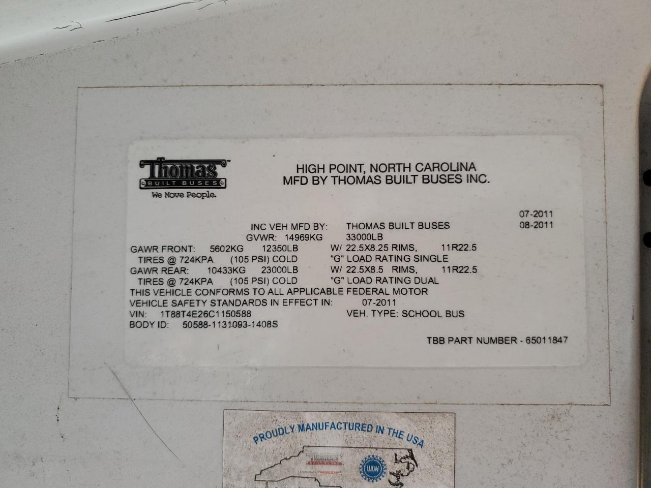 Thomas School Bus Image 6