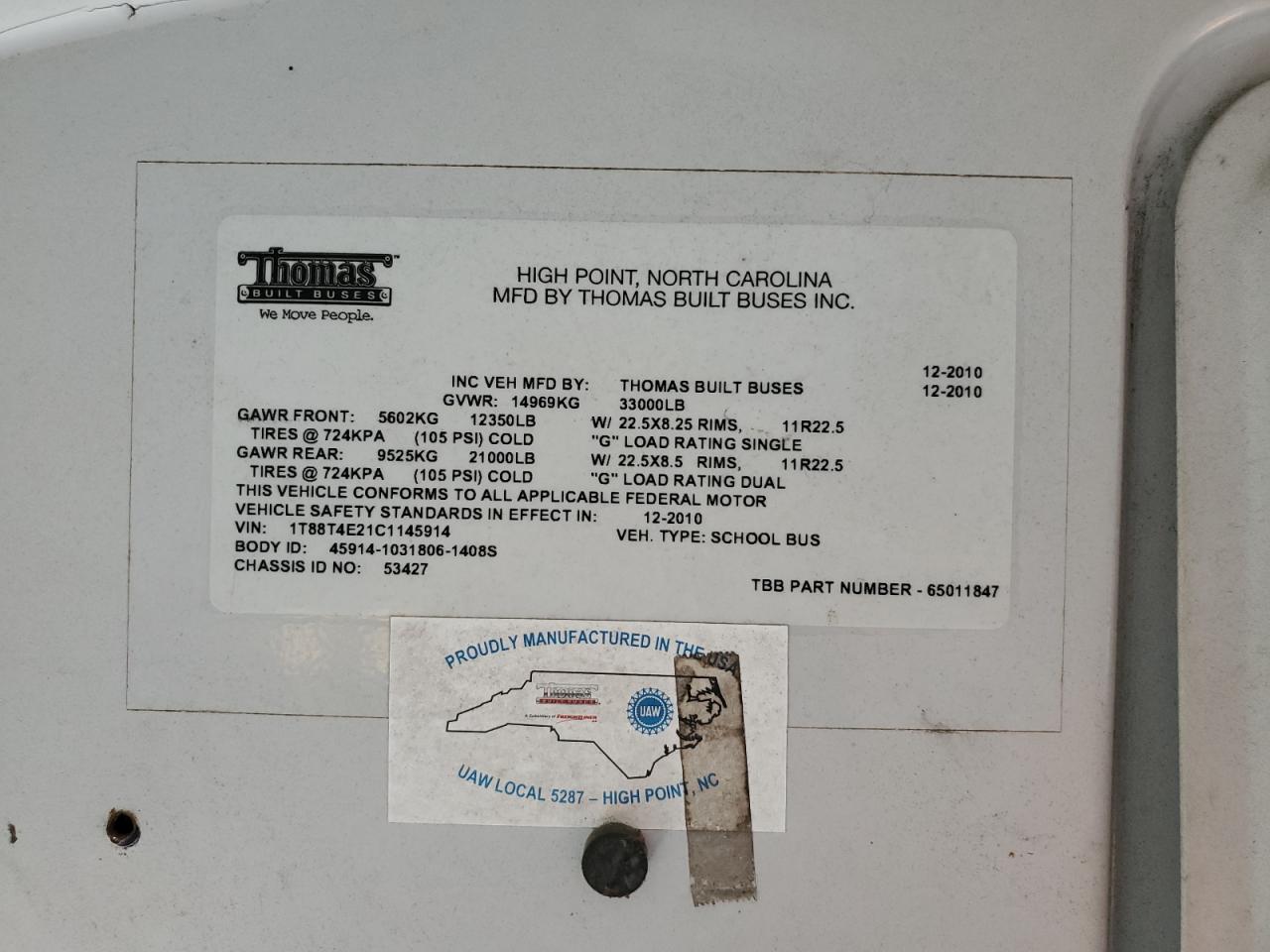 Thomas School Bus Image 9