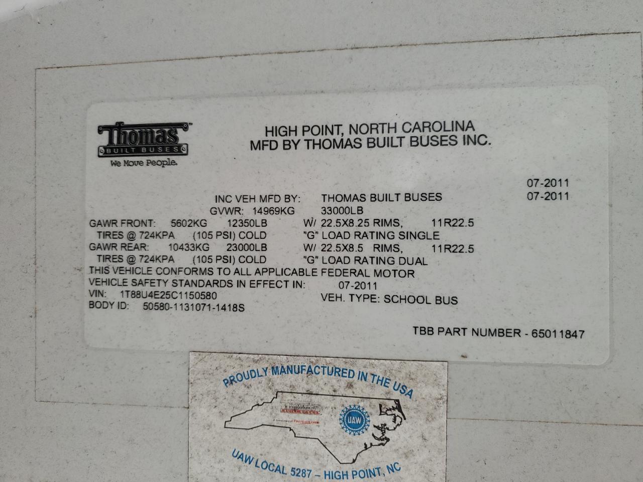 Thomas School Bus Image 6