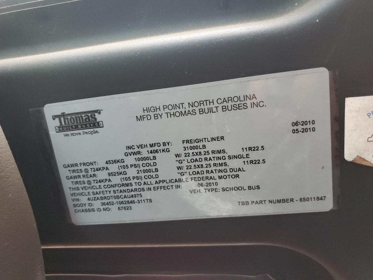 Freightliner Saf-t-liner C2 B2b Image 7