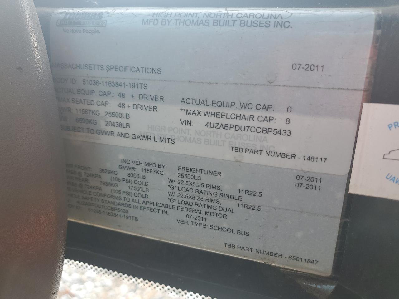 Freightliner Saf-t-line B2b Image 10