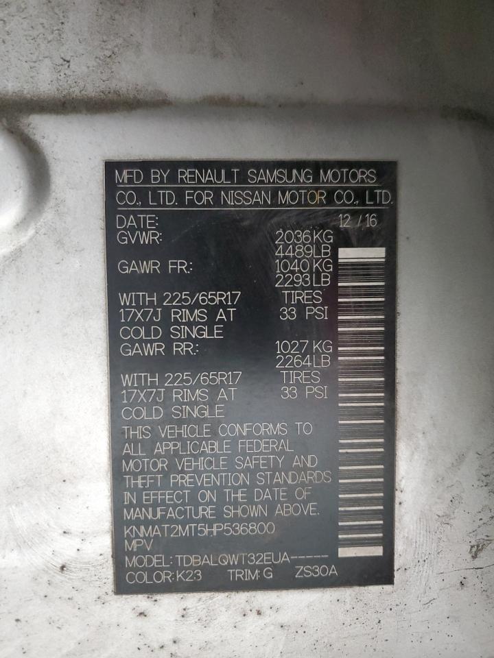 Nissan Rogue S Image 9