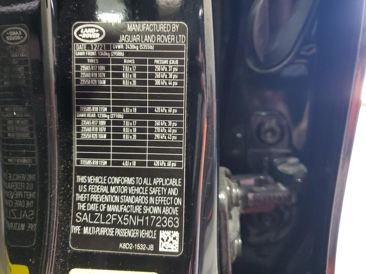 Land Rover Range Rover R-dynamic Se Image 10