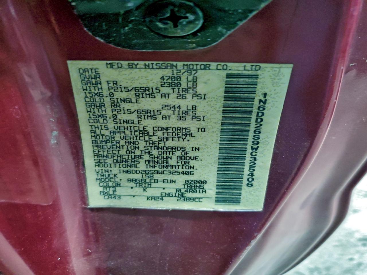 Nissan Frontier King Cab Xe Image 7