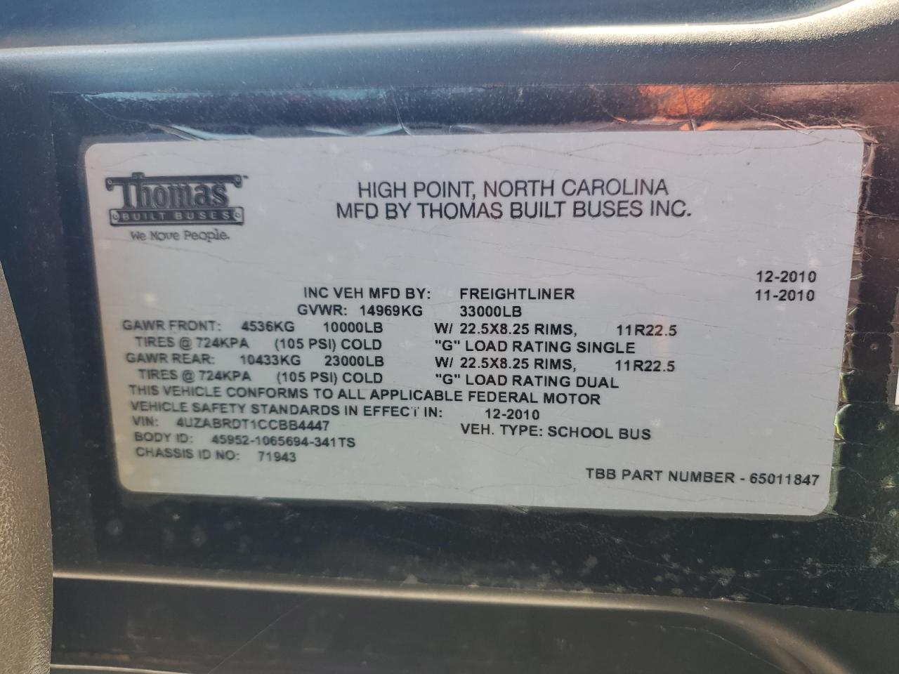 Thomas School Bus B2b Image 6