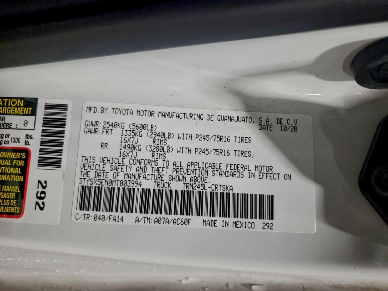 Toyota Tacoma Access Cab Image 7