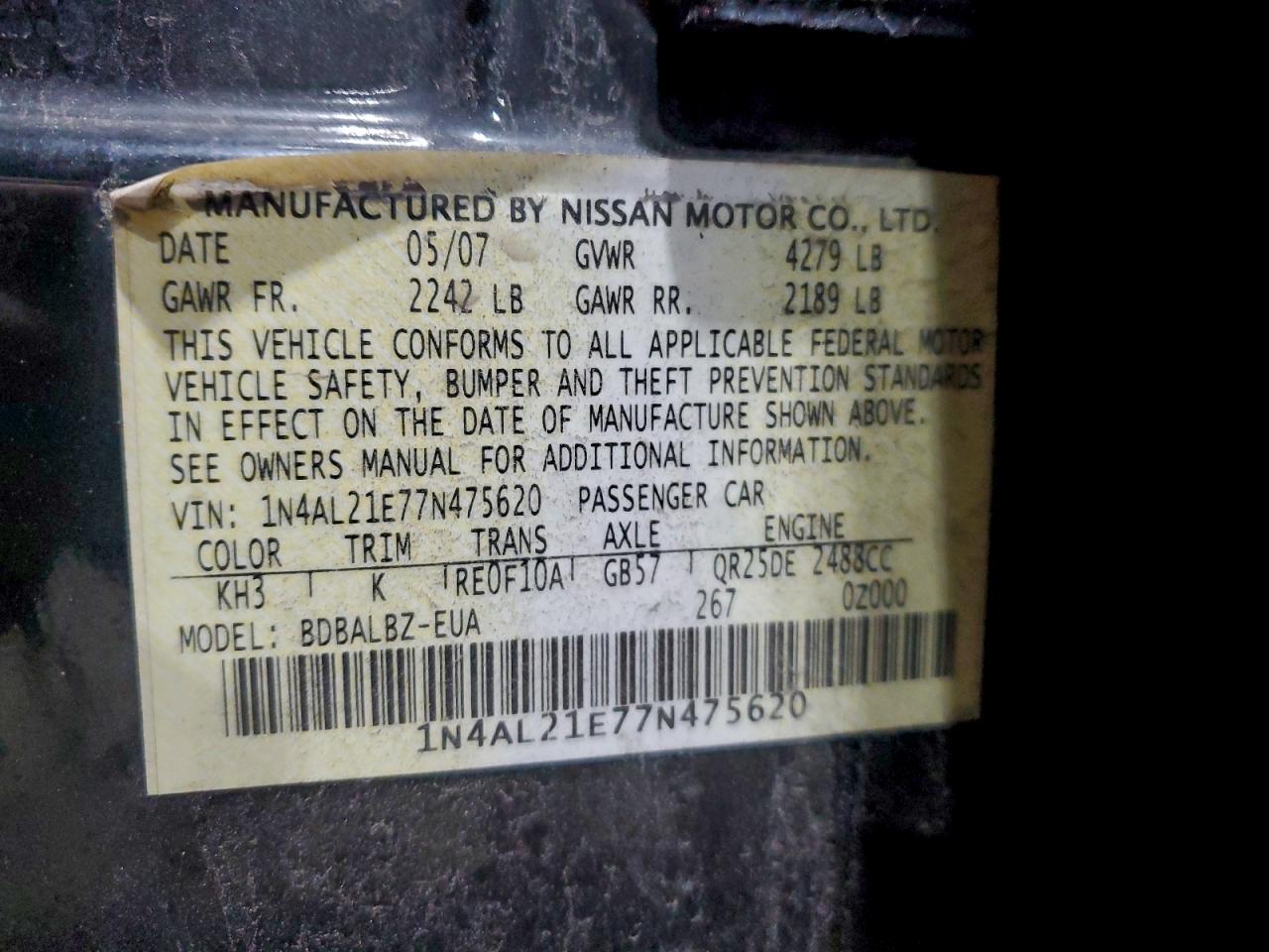 Nissan Altima 2.5 Image 10