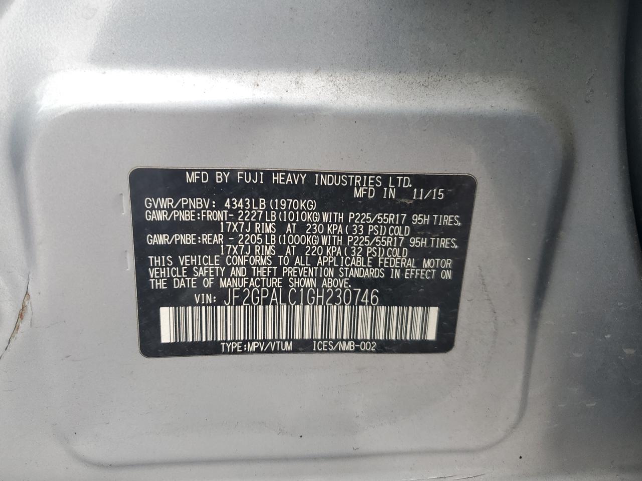 Subaru Crosstrek Limited Image 9