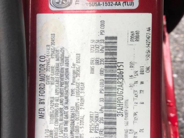 Ford Fusion Sel Image 2