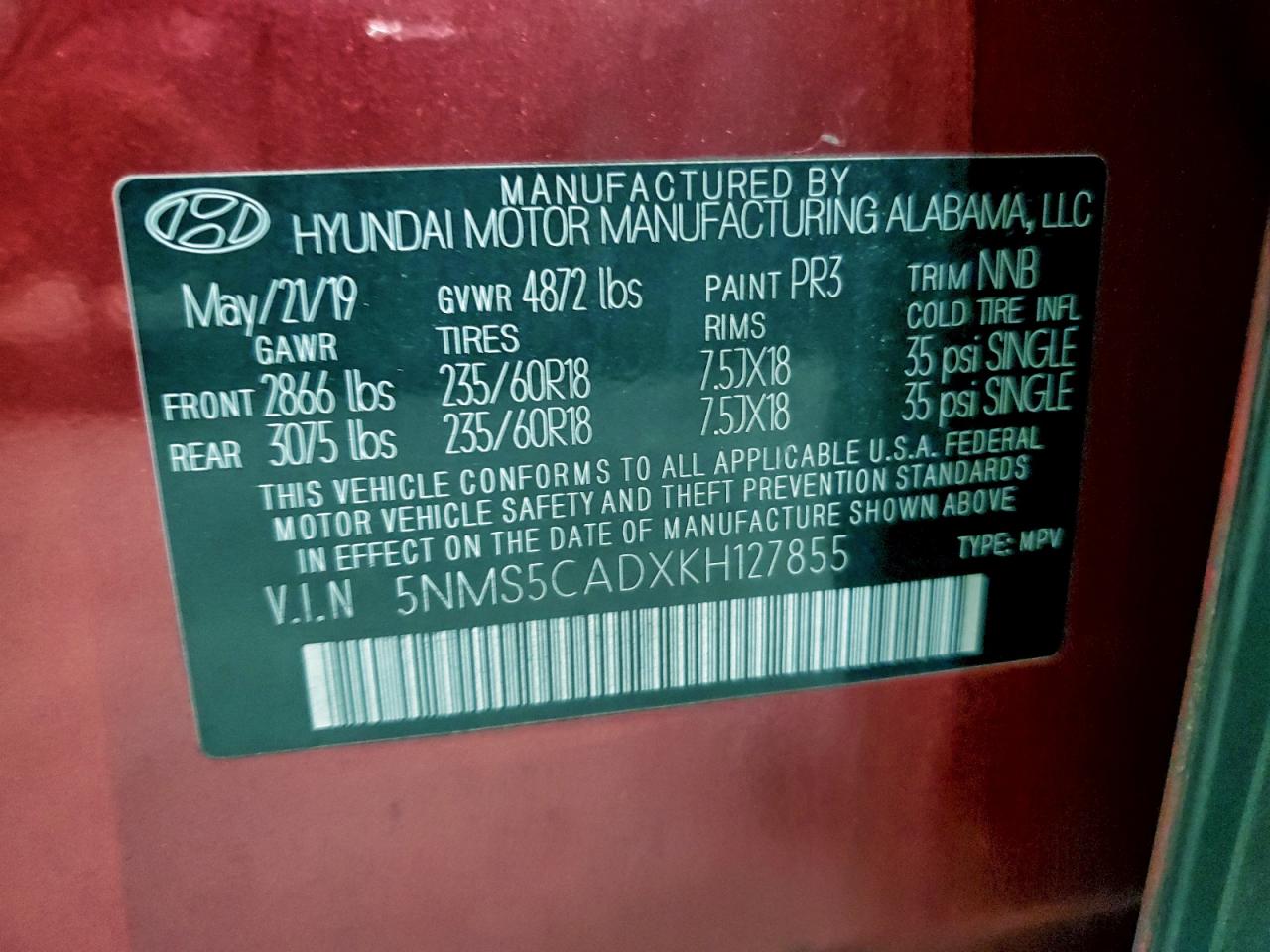 Hyundai SANTA FE Limited Image 9