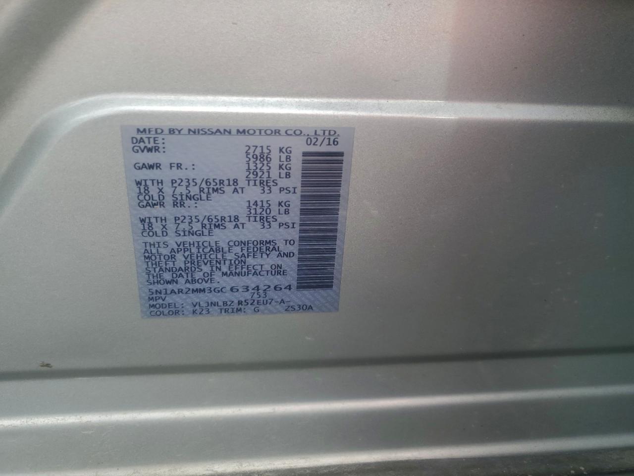 Nissan Pathfinder S Image 12