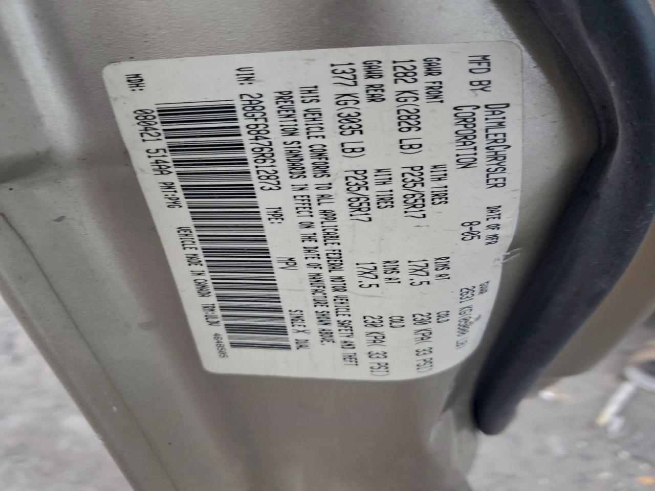 Chrysler Pacifica Touring Image 13