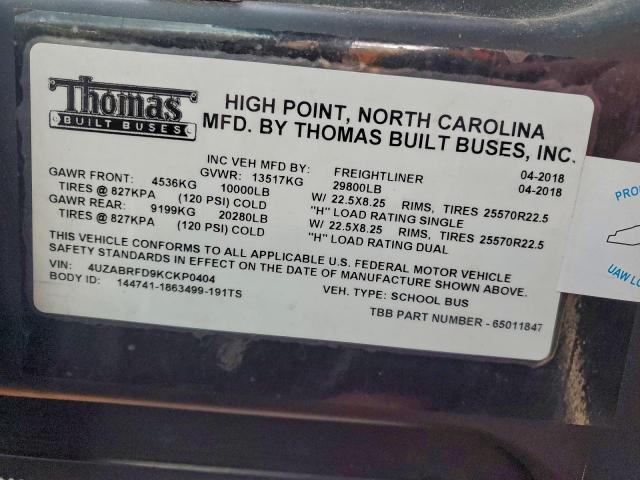 Freightliner Chassis B2 Bus B2b Image 8