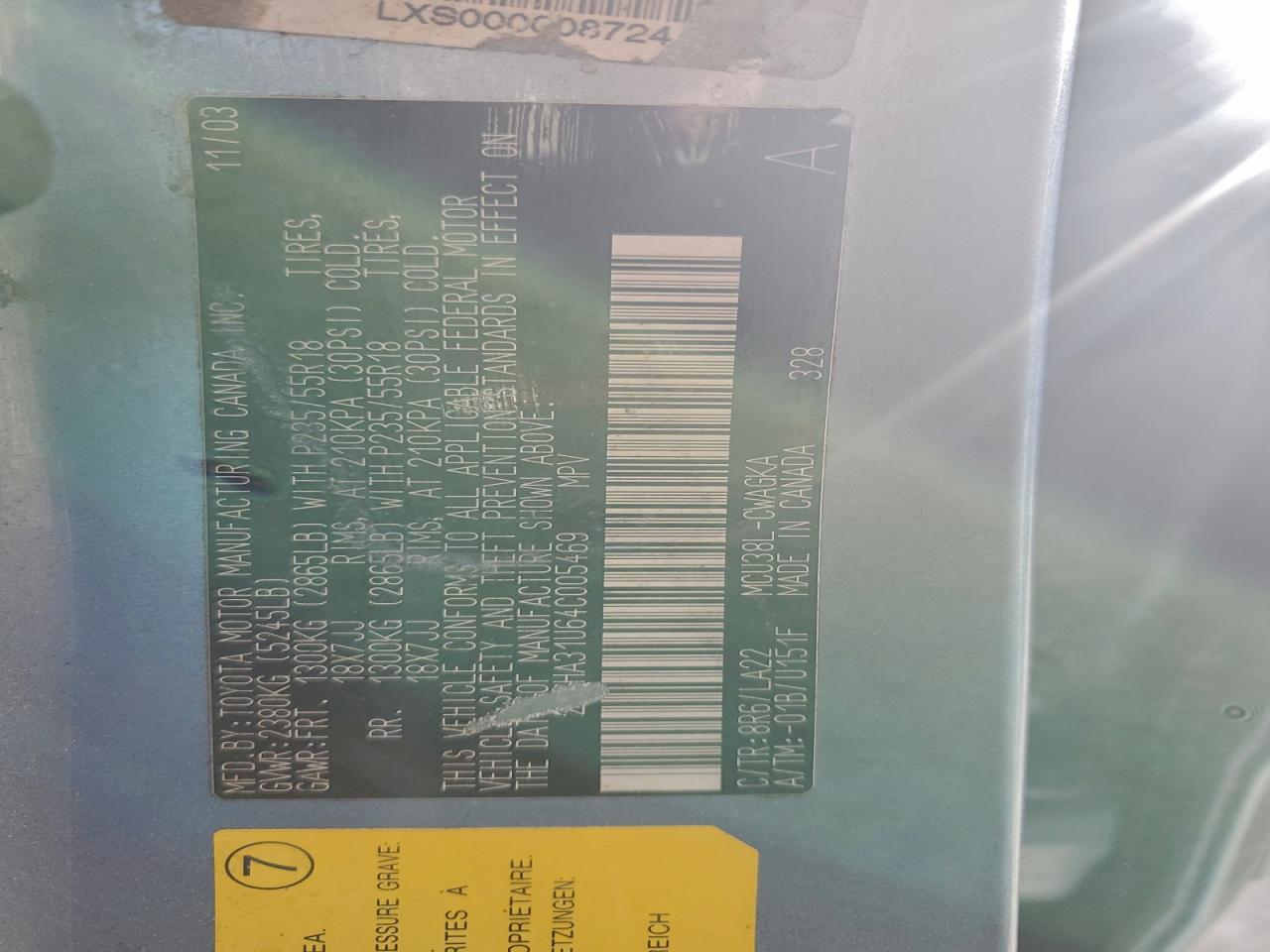 Lexus RX 330 Image 6