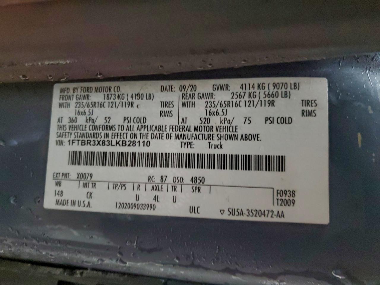 Ford Transit T-250 Image 10