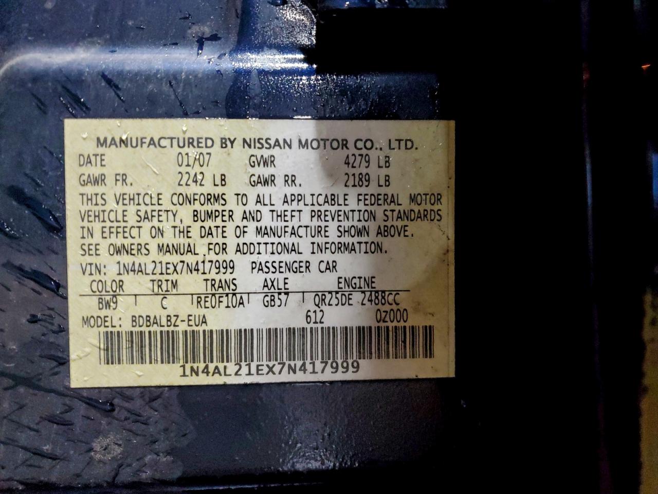 Nissan Altima 2.5 Image 10